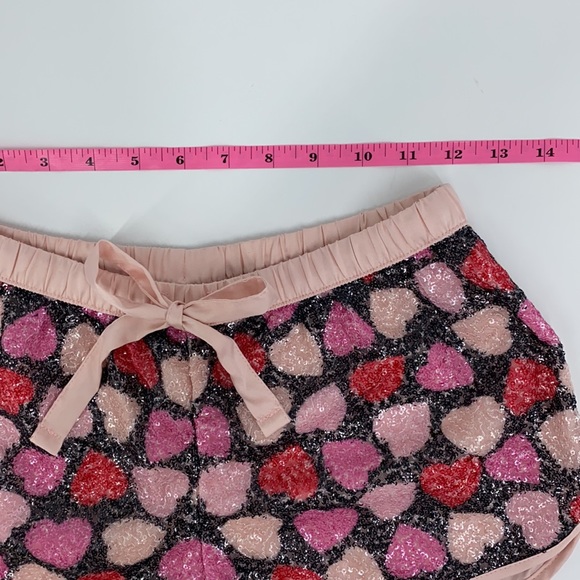 Victoria’s Secret sequined heart satin sleep short - Picture 10 of 16
